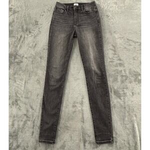 Amalli Talli Reid High Rise Skinny Jean Womens 28 Grey Wash Stretch 36" Inseam